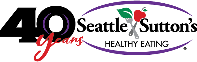 seattle suttons healthy eating 40 year anniversary logo